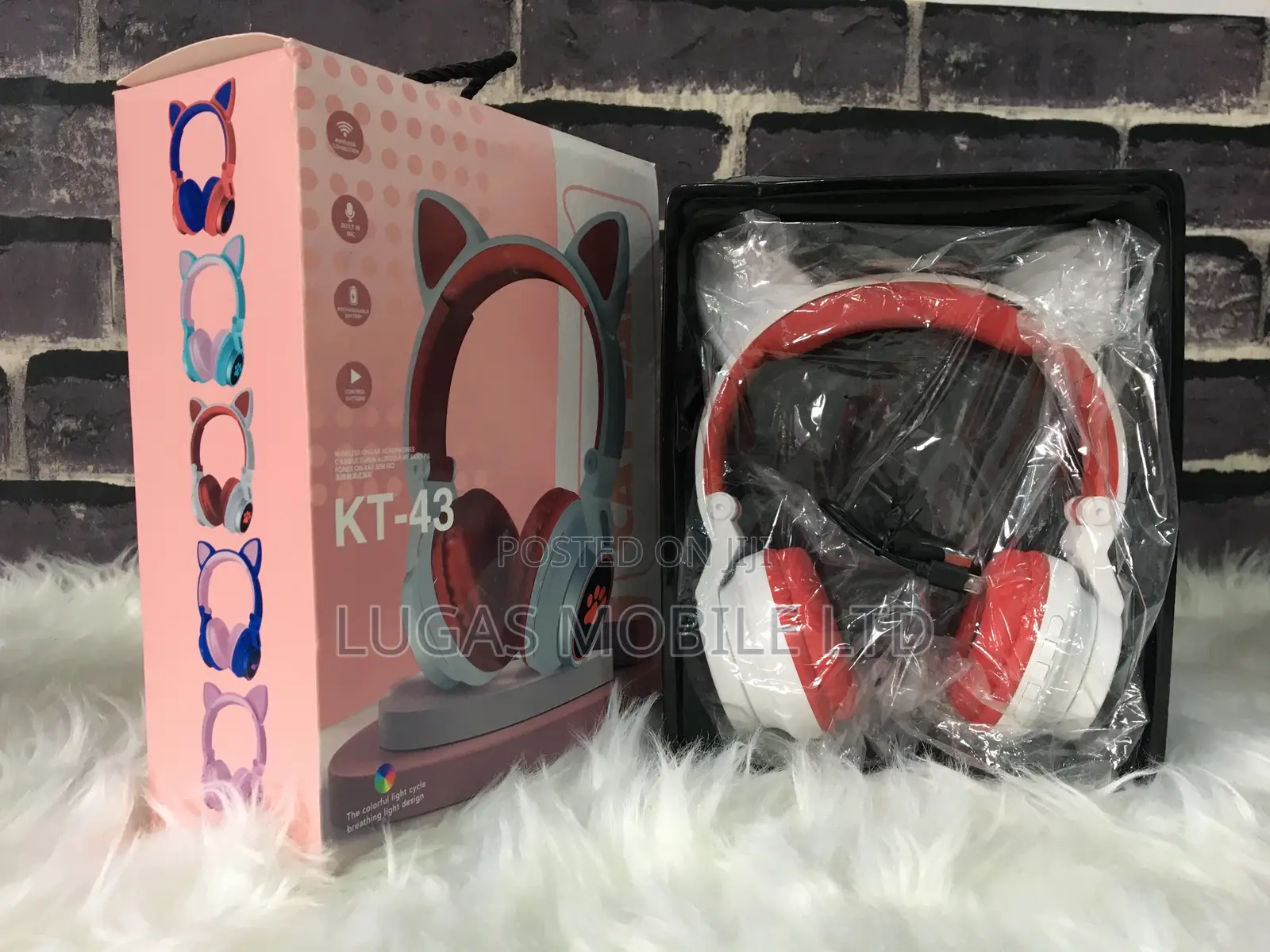 Cat Ear Wireless Stereo Head Phone
