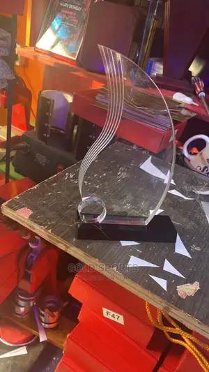 Crystal Award With Printing.