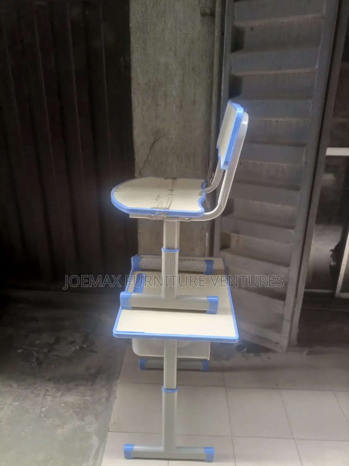 Adjustable Student Desk and Chair.