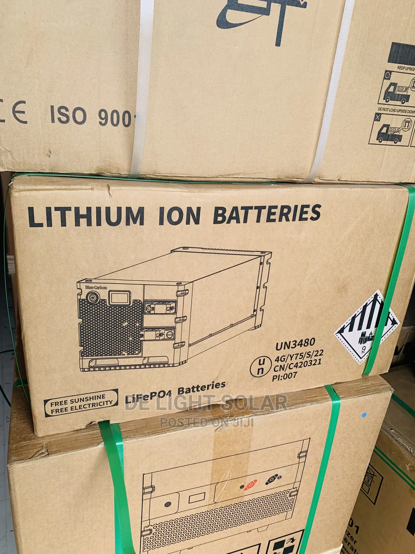 5kwh 24v Blue Carbon Lithium Battery