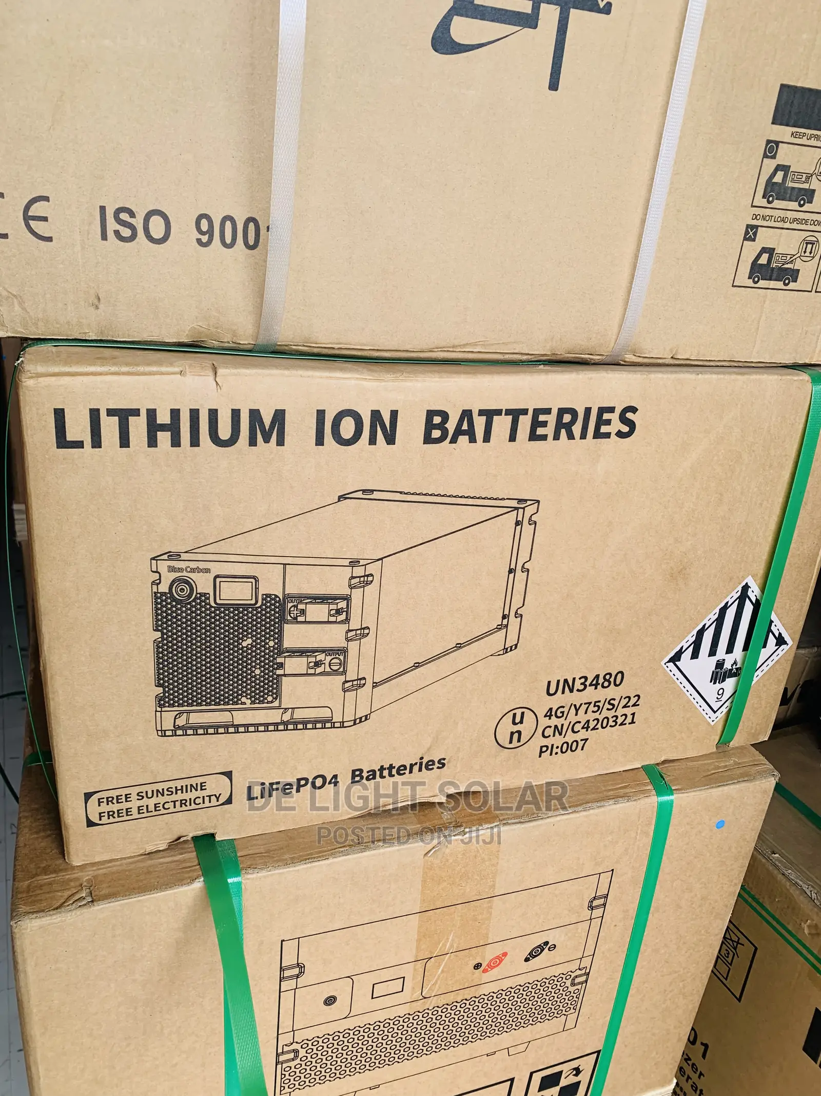 5kwh 24v Blue Carbon Lithium Battery