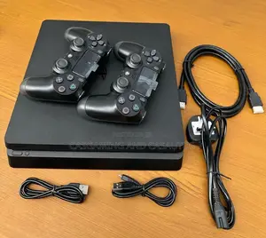 PS4 Slim Console, Installed Games, With All Accessories