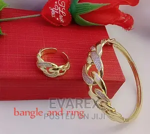 Non Tarnish Gold Bangle and Ring