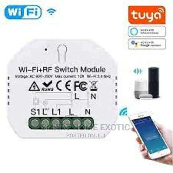 Smart Wifi Switch Module 1 Channel With RF
