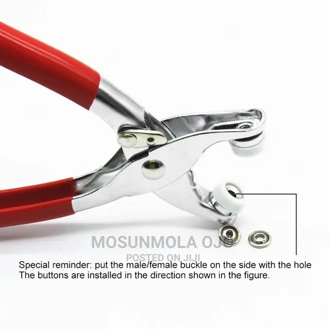 Metal Press Button Plier Tool