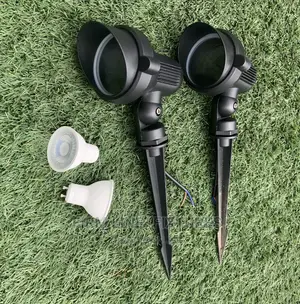 2pcs Landscape Lawn Spotlight (Replaceable 5W GU10 LED)