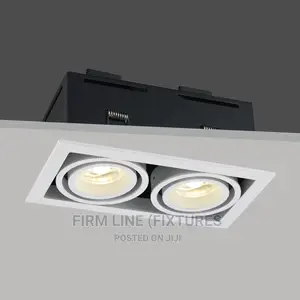 Square Double (2x10w) Led Downlight Anti-Glare