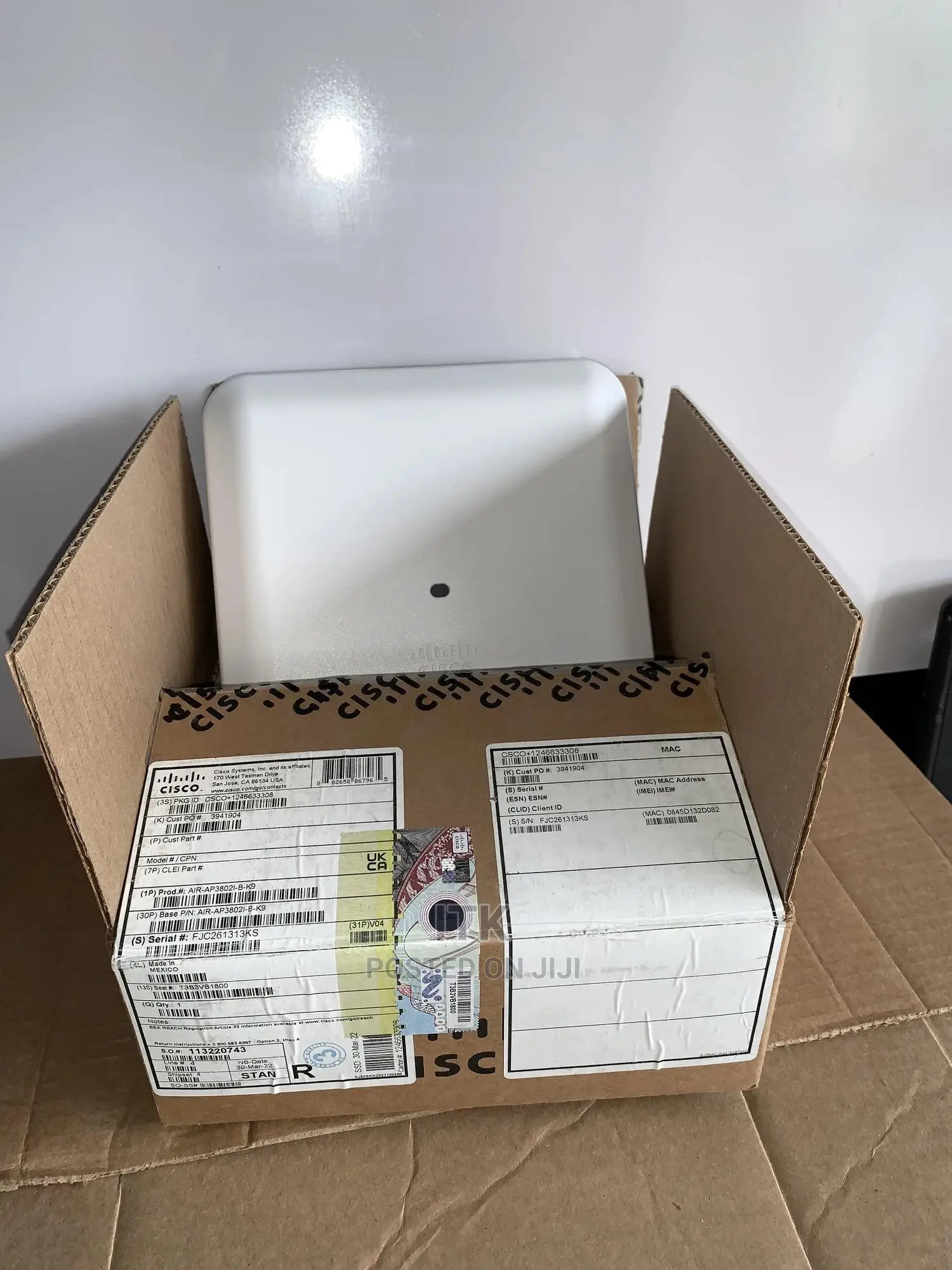 Cisco Air-Ap3802i-B- Access Point