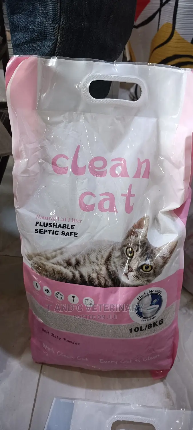 Clean Cat Flushable Septic Safe Clumping Cat Litter 10l