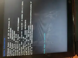 Laptop HP 250 G4 8GB Intel Core I5 HDD 500GB