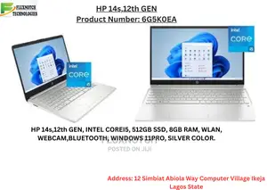 New Laptop HP 14z 8GB Intel Core I5 SSD 512GB