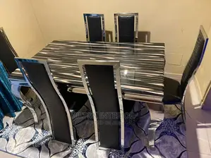 Marble Top Dining Table