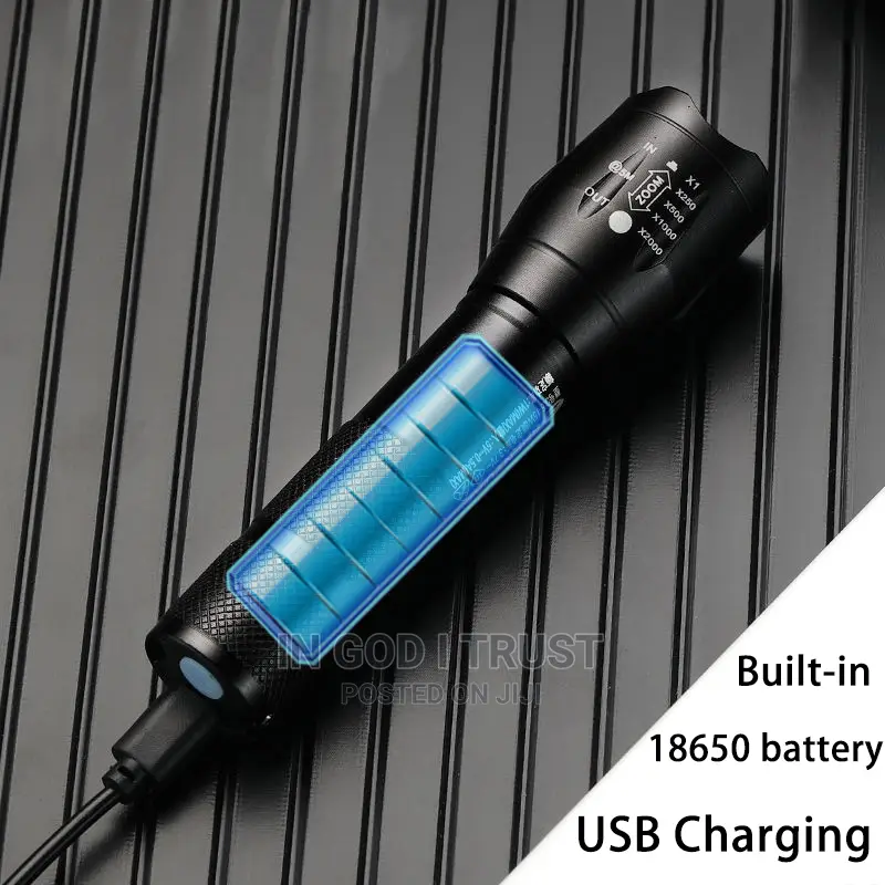High Power Camp Waterproof Flash Light Set