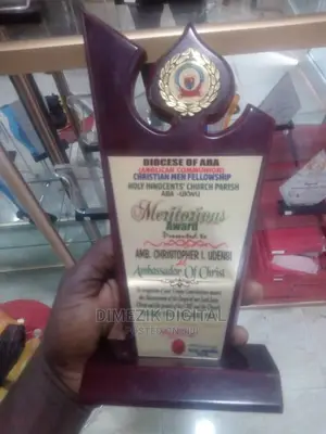Best Quality Awards Plaque