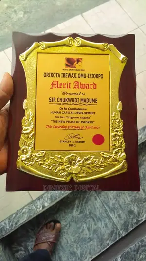 Best Quality Awards Plaque