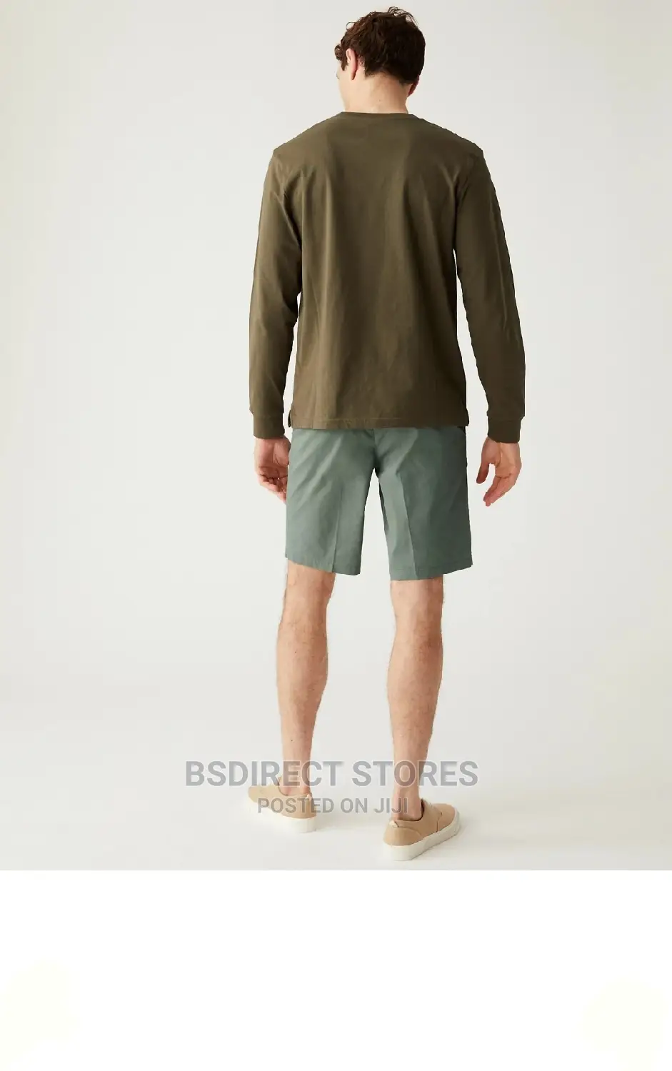 Marks And Spencer Green 36in Super Lightweight Stretch Chino