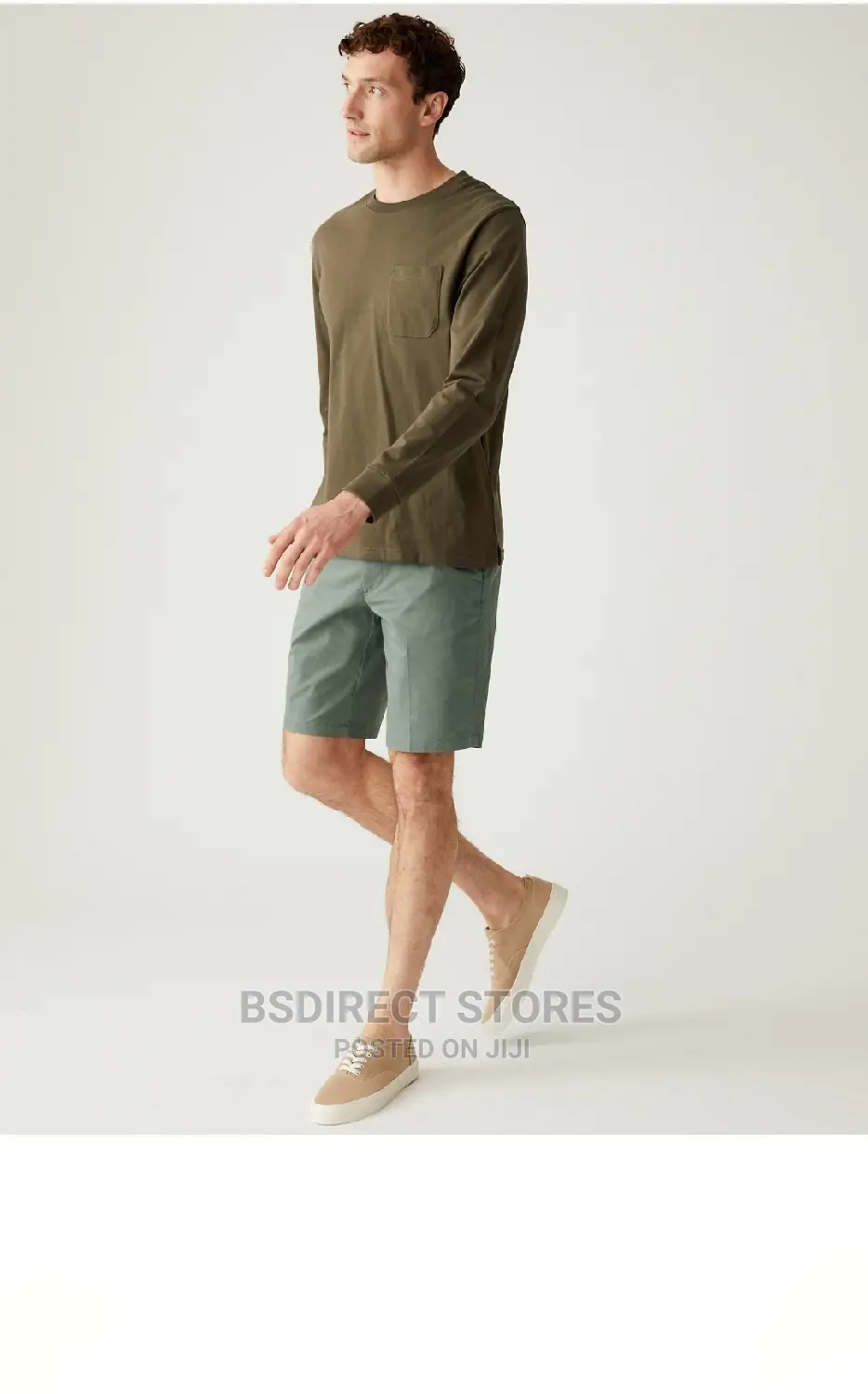 Marks And Spencer Green 36in Super Lightweight Stretch Chino