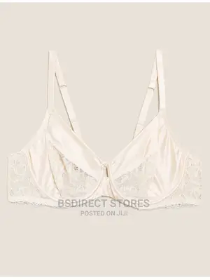 Marks And Spencer Wired Silk And Lace Balcony Bra 38DD, 38G