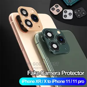 Fake Camera Lens Sticker Seconds for iPhone