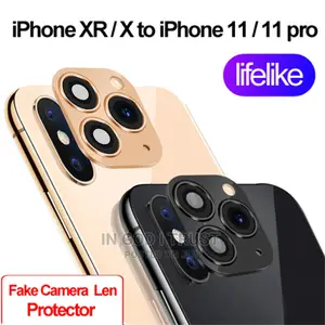 Fake Camera Lens Sticker Seconds for iPhone