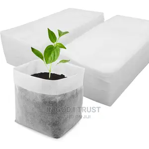 100pcs Non-Woven Fabrics Seeding Bags 8x10cm