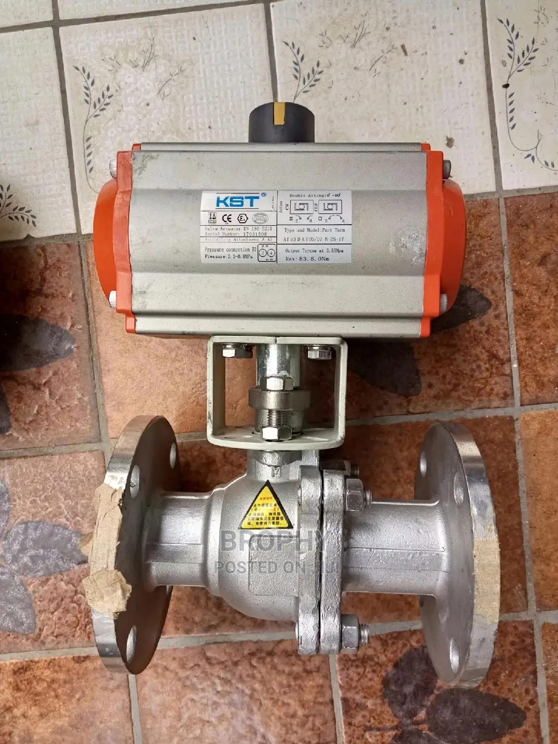 Pneumatic Flange Ball Valve