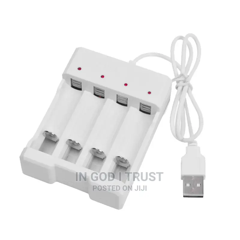 USB 4 Slots Fast Charging Battery Charger