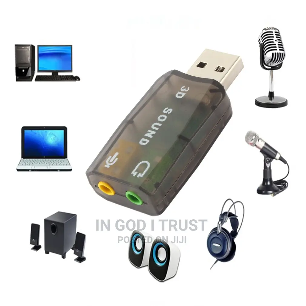 External Usb Sound Card Adapter