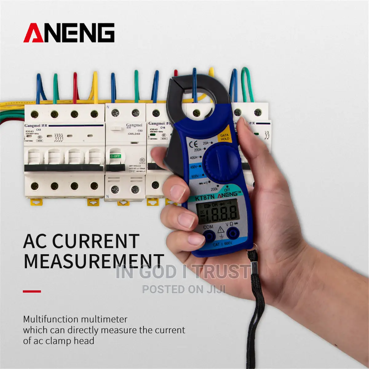 ANENG KT87N Digital Multimeter Amper Clamp