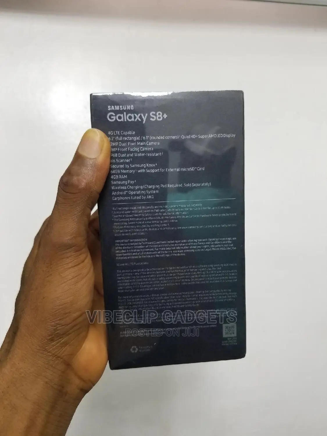 New Samsung Galaxy S8 Plus 64 GB Black