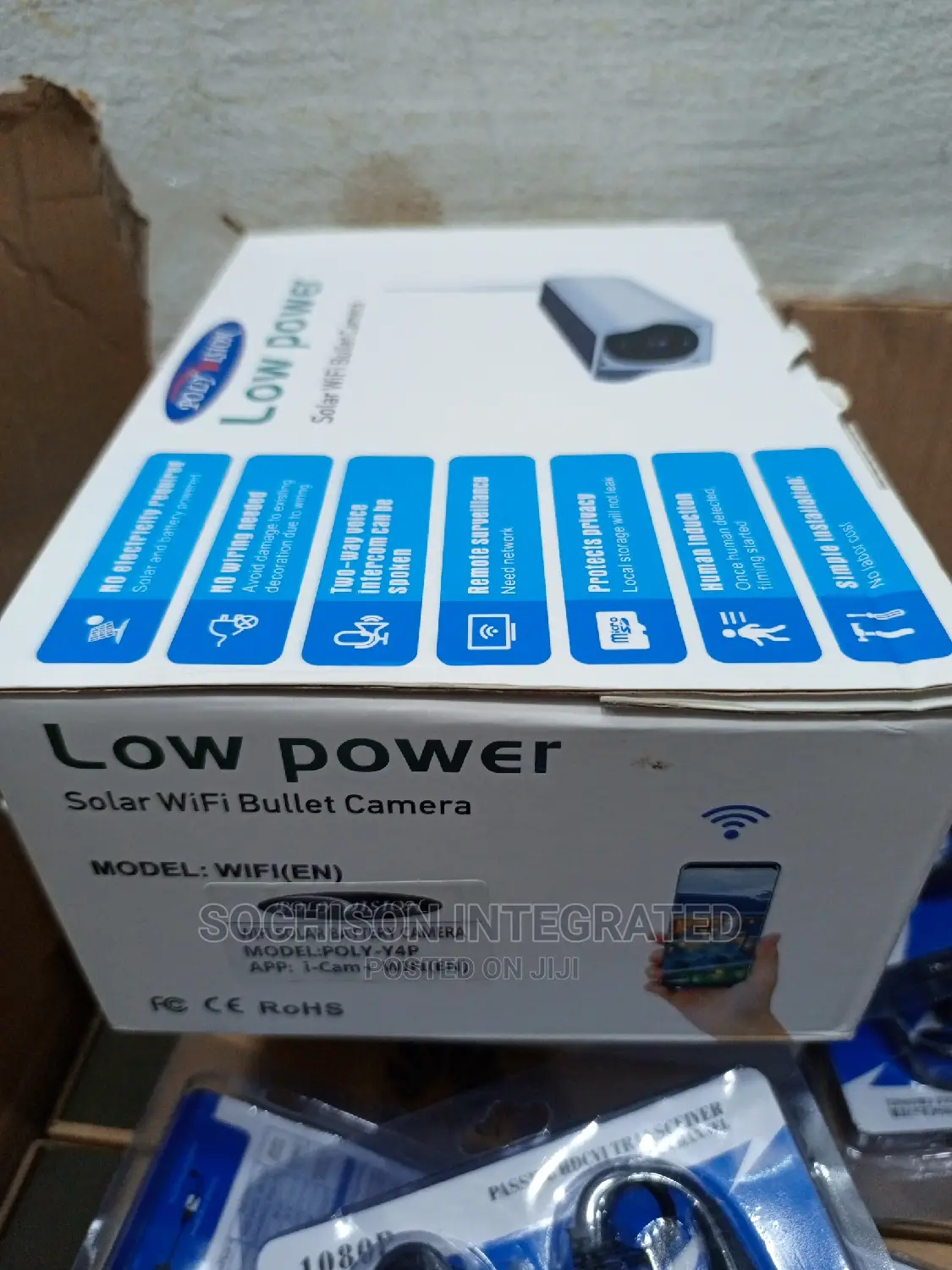 Low Power Solar Wifi Bullet Camera