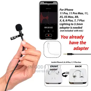 3.5mm Mini Lavalier Microphone