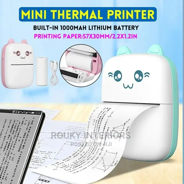 Pocket Mini Printer Portable Bluetooth Thermal Printer