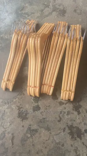 Wood Hangers for Clothes Displays