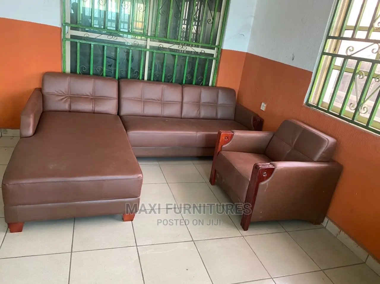 L Shape Leather Sofa