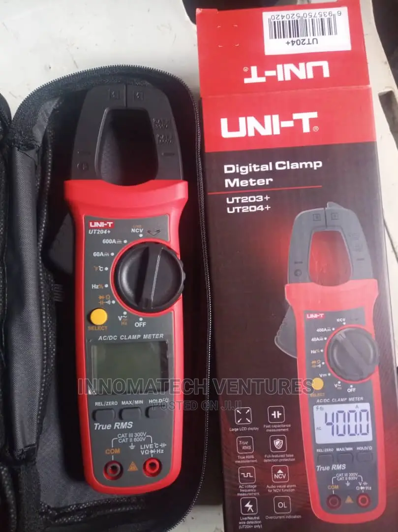 UNI-T UT204+ 6000 Counts Digital Clamp Meter True RMS