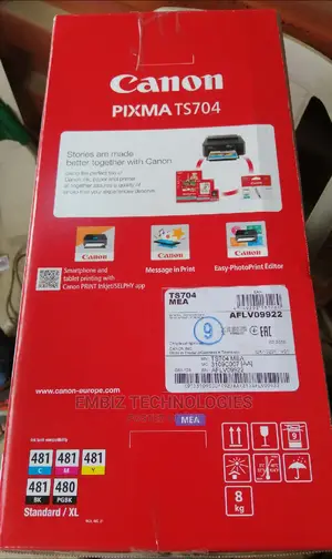 Canon Ts705 Printer With Id Card Tray