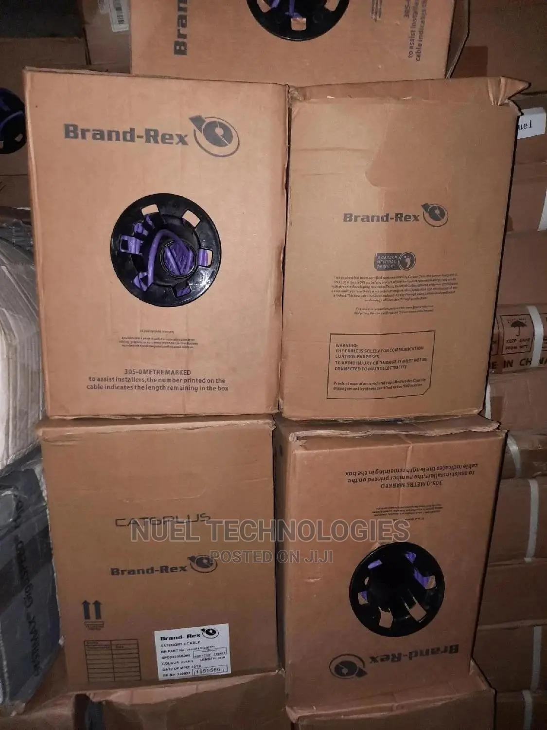 Brandrex Cat 6 Pure Copper Cable