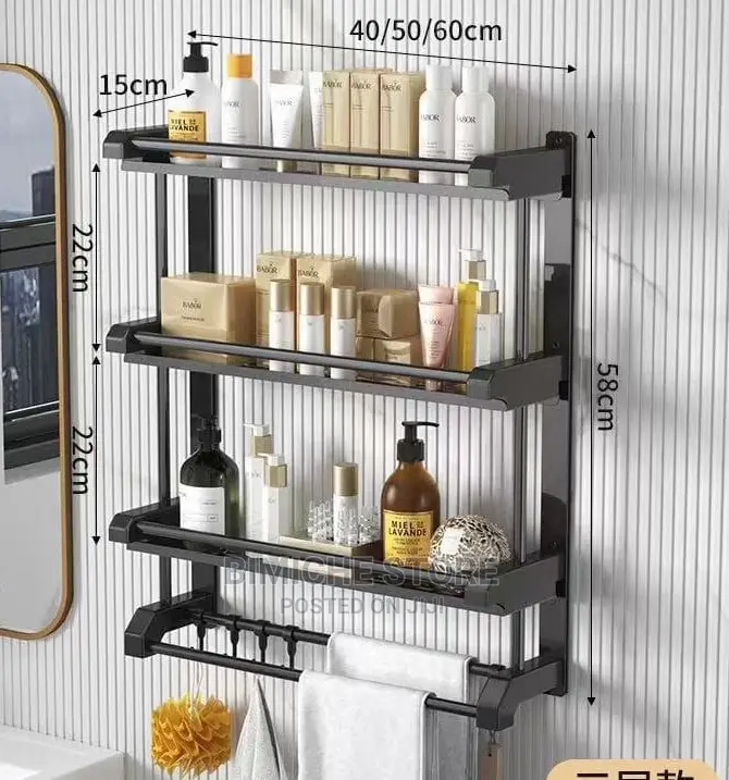 3 Steps Bathroom Organiser