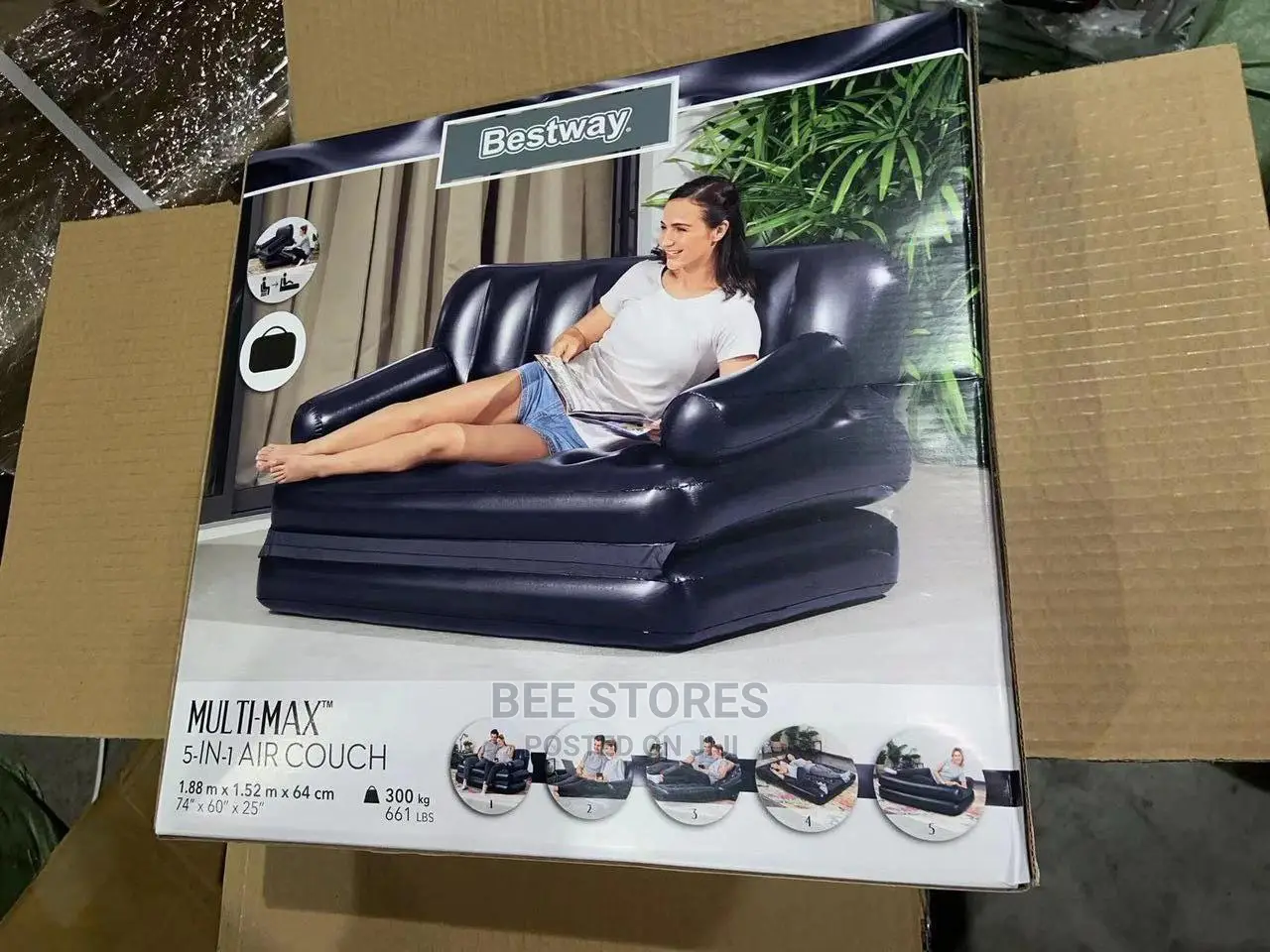 Big Inflatable Double Sofa Chair Bed in Lagos Island (Eko) Furniture