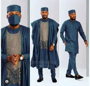Pearl Native Design Agbada for Men