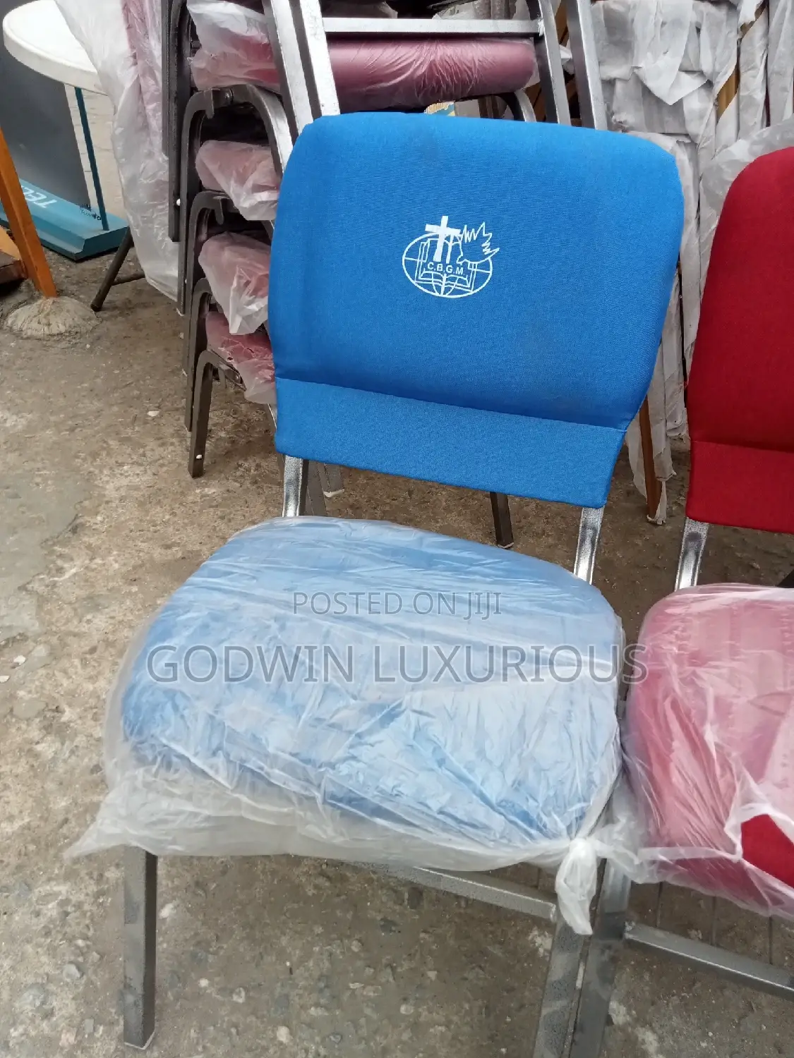 Church Chair With Logo