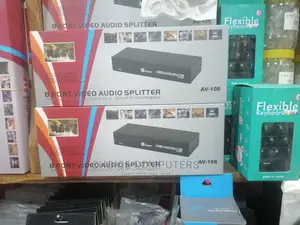 8 Port Video Audio Splitter