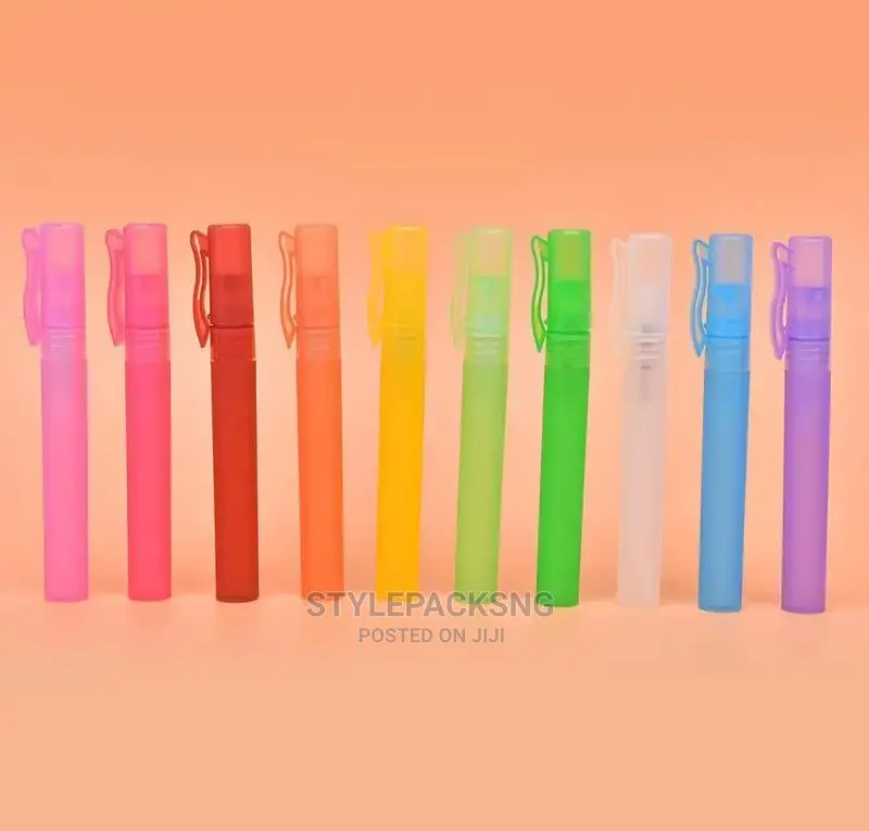 12 Pieces 10ml Plastic Clip Spray Perfume Bottles