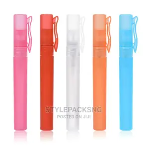 12 Pieces 10ml Plastic Clip Spray Perfume Bottles
