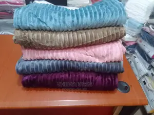 Stripped Flannel Blankets 6 by 6 Size