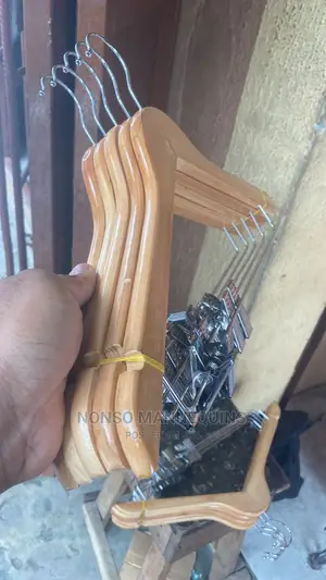 Packs of Wooden Clip Hangers