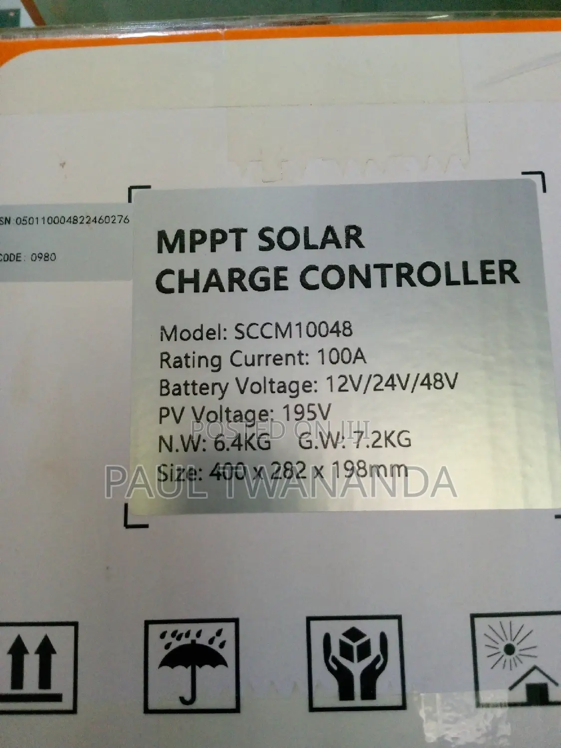 Felicity 100A MPPT Charge Controller