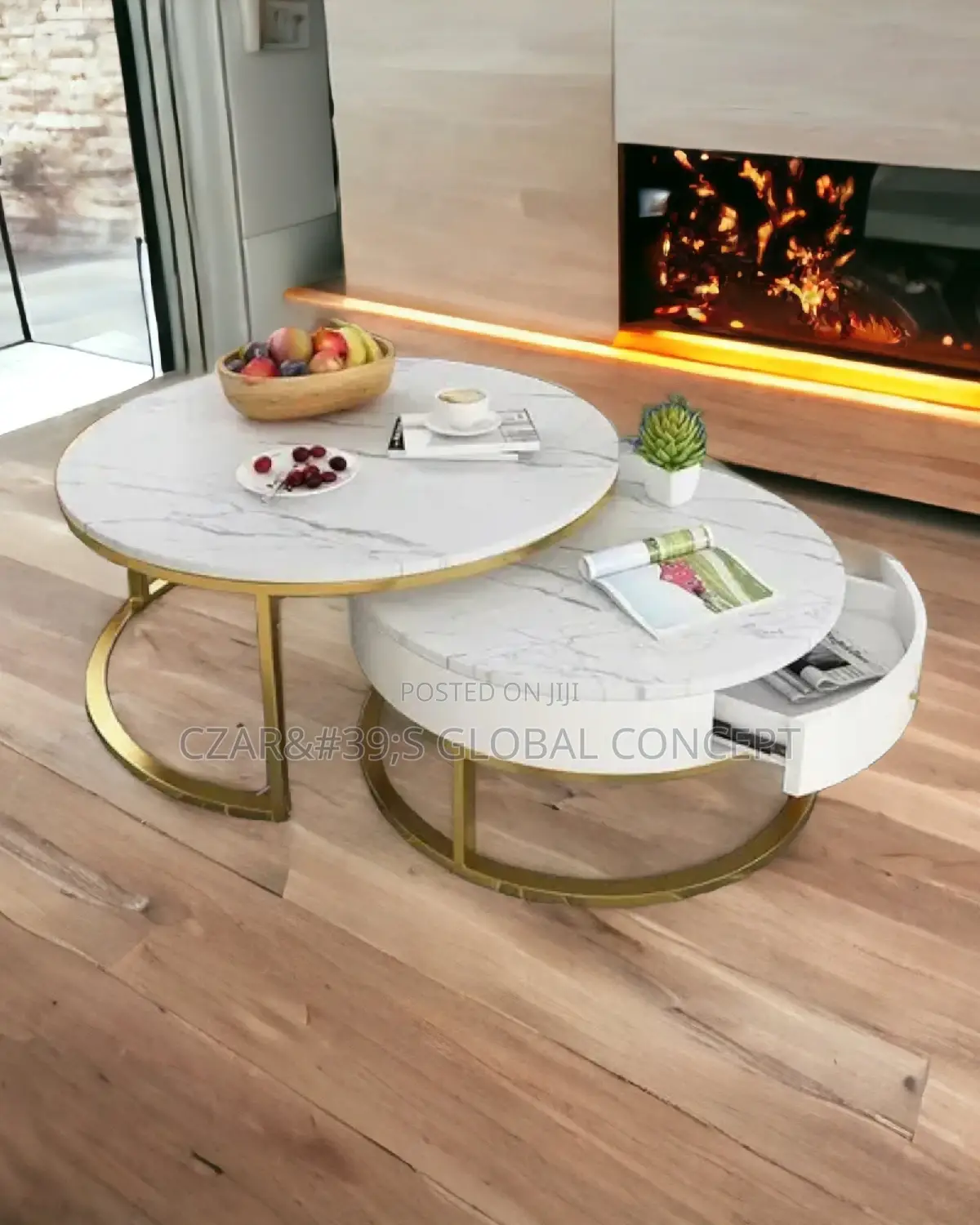 Marble Top Centre Table