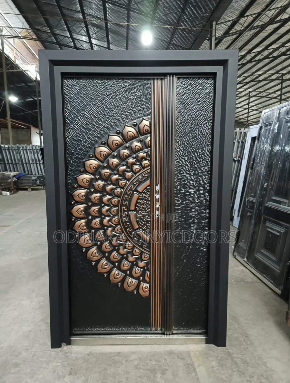 7ft by 4ft Copper Cast (Peacock Design)